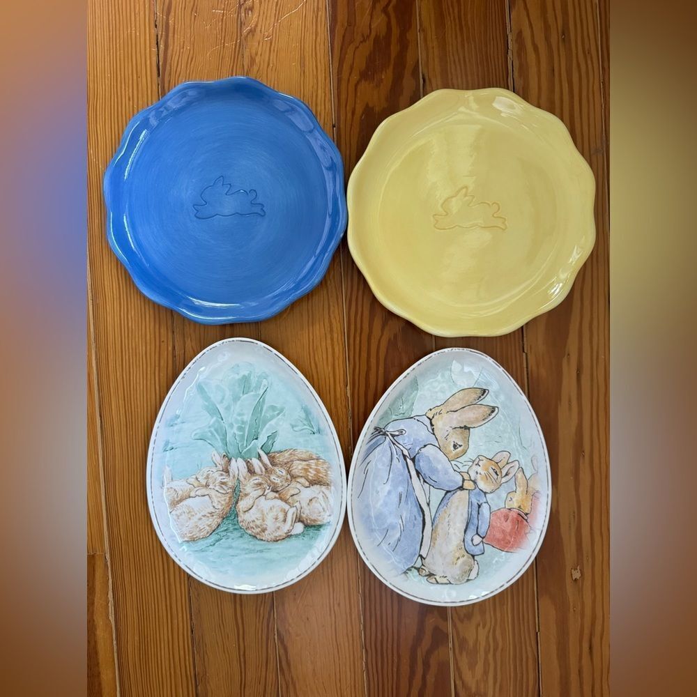 Pottery Barn Kids Easter Plates